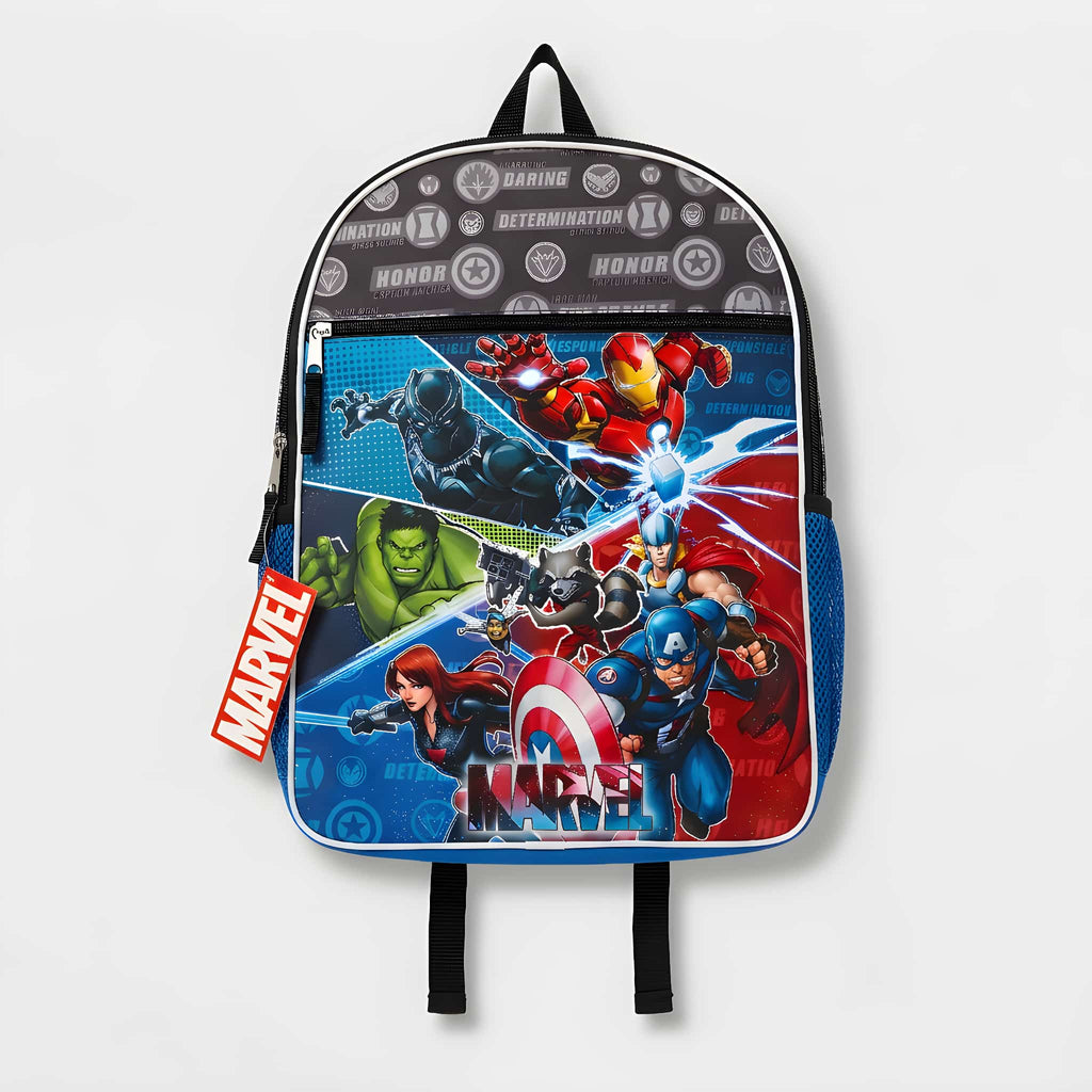 Marvel Avengers Kids' School Backpack – Action Graphic Print