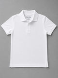Nautica Boys' Short-Sleeve School Uniform Polo Shirt – White