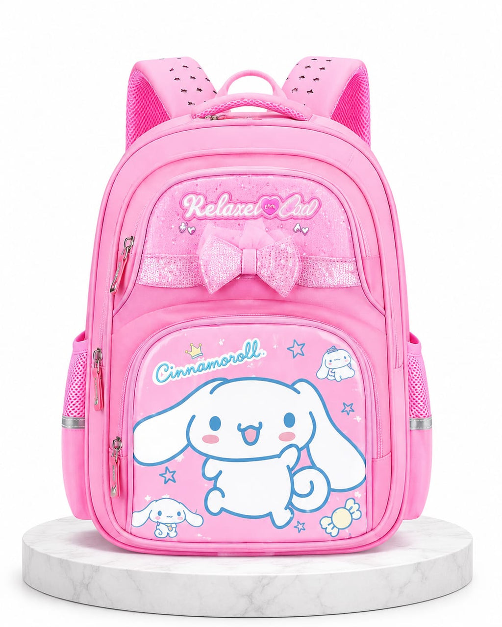 Kids' Kuromi Multi-Compartment Water-Resistant School Backpack – 4 Colors