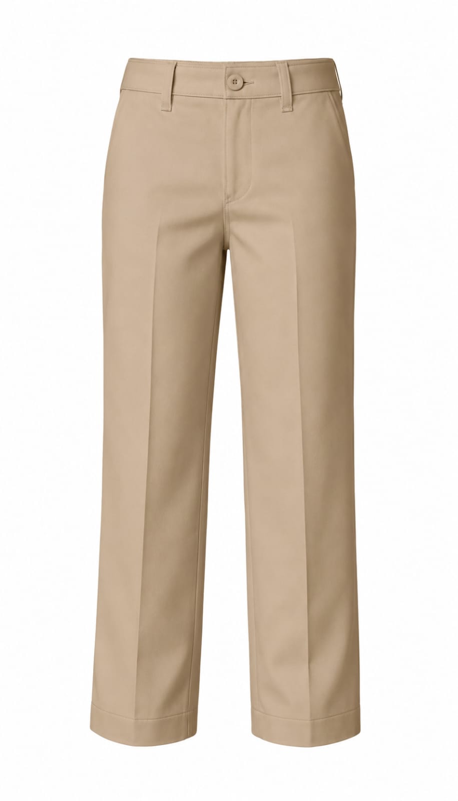 Boys' Flat-Front Straight-Leg Uniform Pants – Khaki & Navy