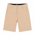 Boys' Flat-Front School Uniform Shorts – Khaki & Navy