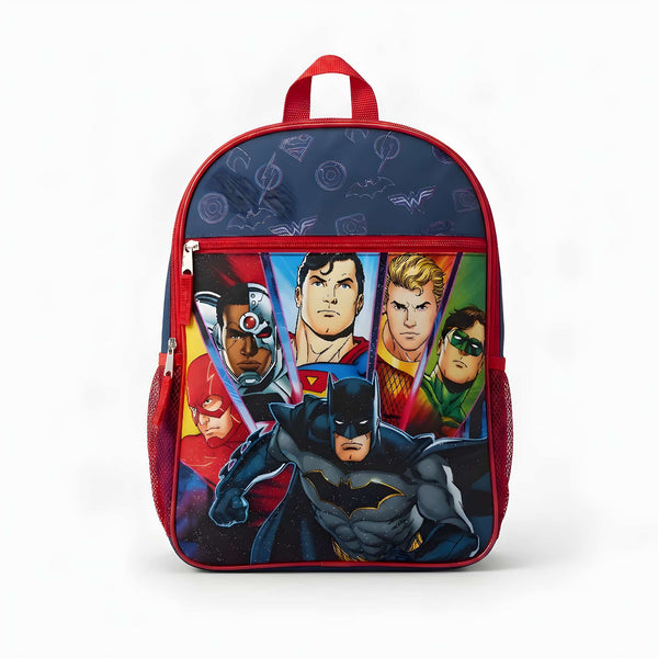DC Comics Justice League Kids' School Backpack – Action Graphic Print