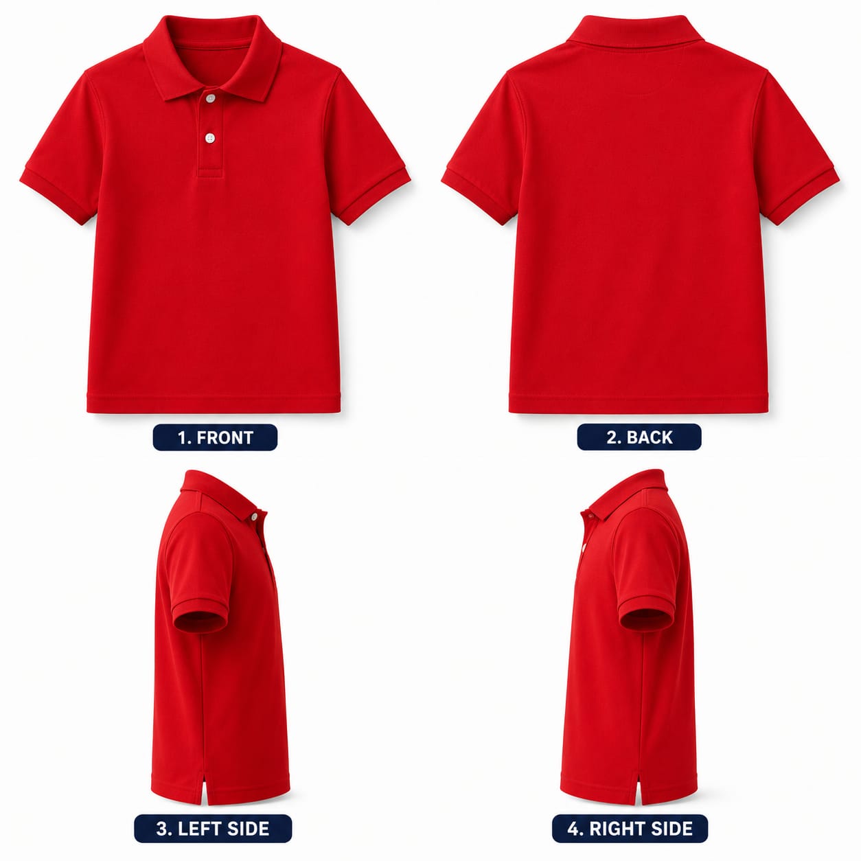 The Children's Place Boys' Short-Sleeve Soft Piqué School Uniform Polo Shirt