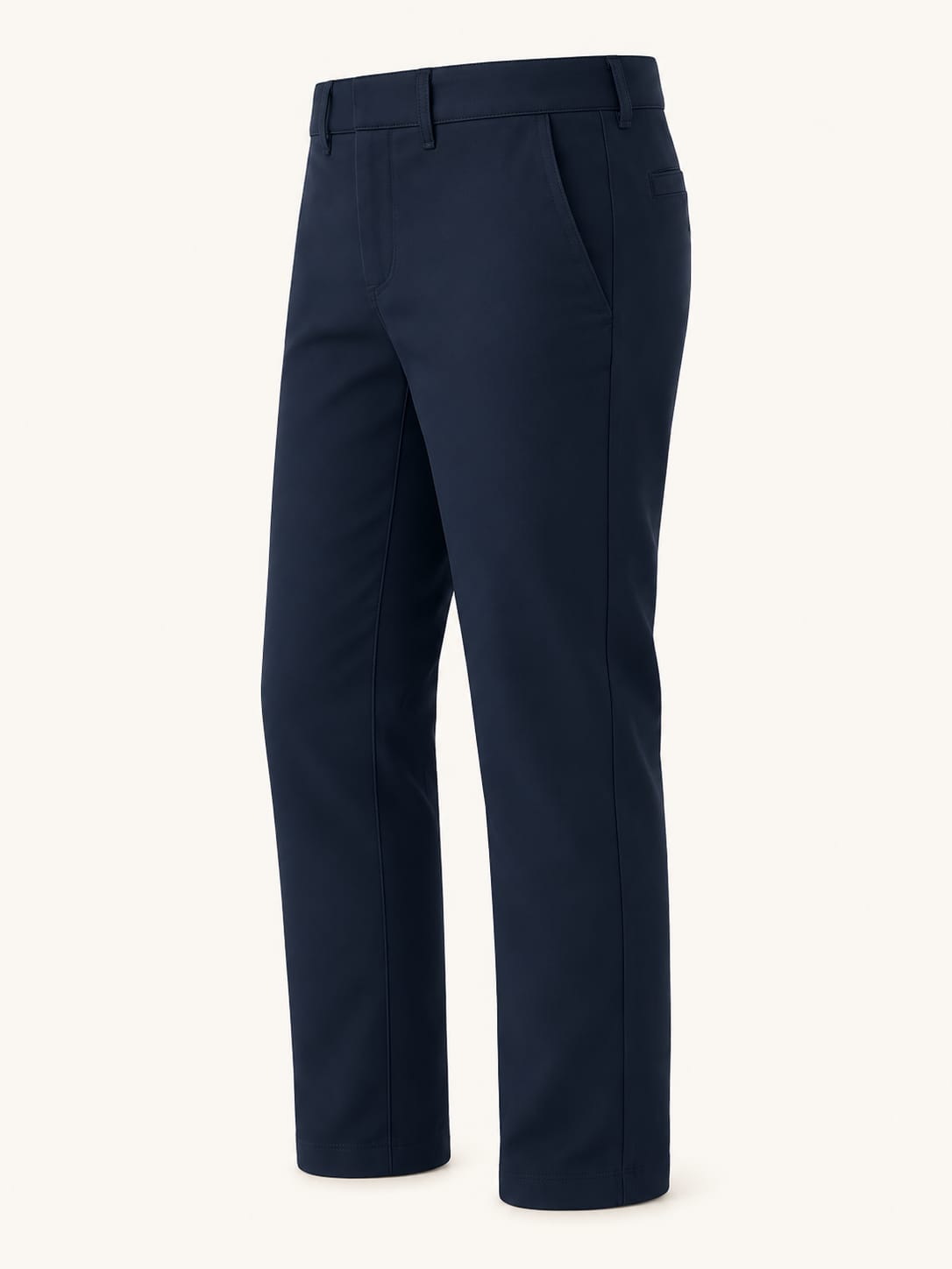 Girls' Flat-Front School Uniform Pants – Navy Blue & Khaki