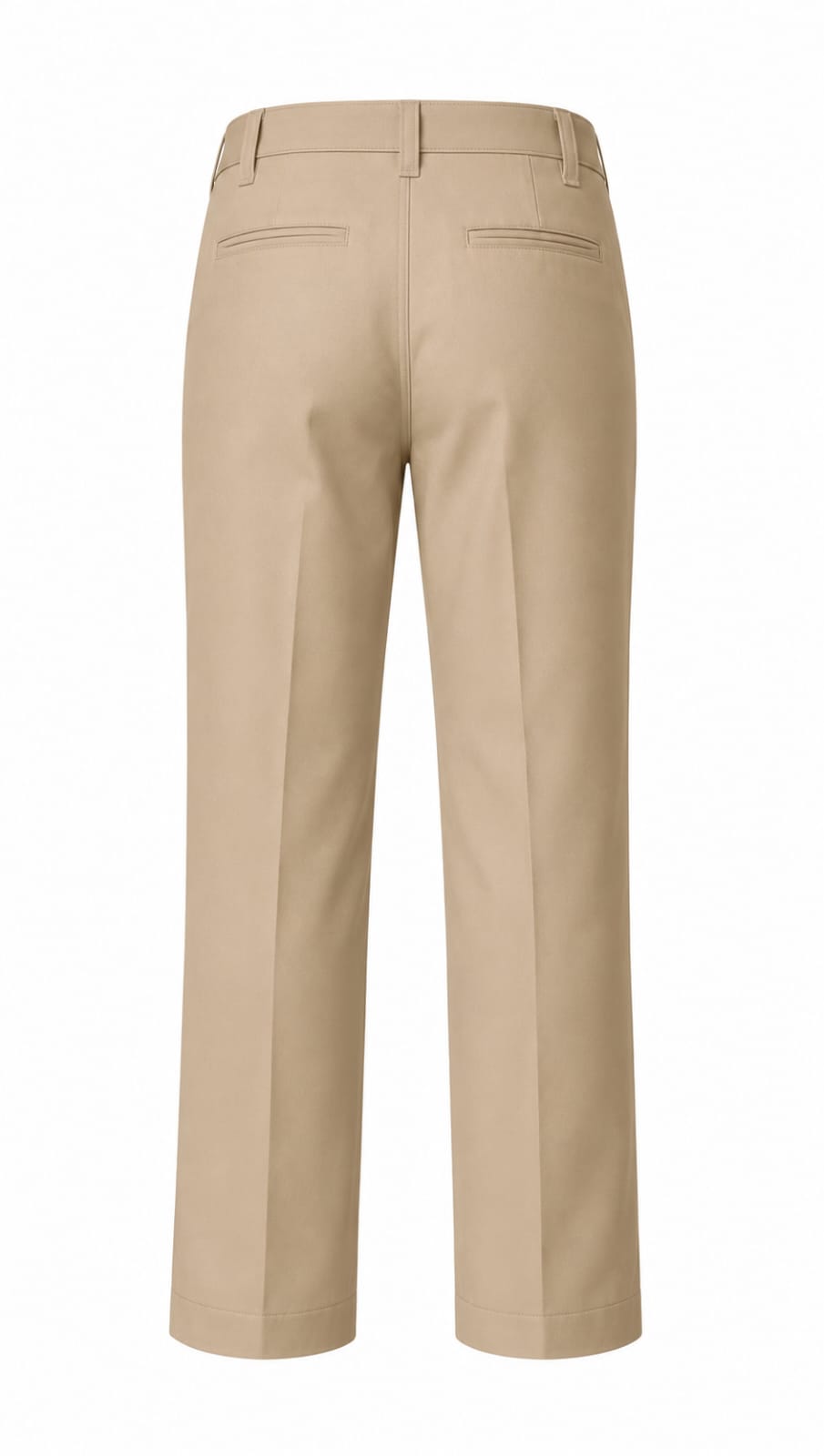 Boys' Flat-Front Straight-Leg Uniform Pants – Khaki & Navy
