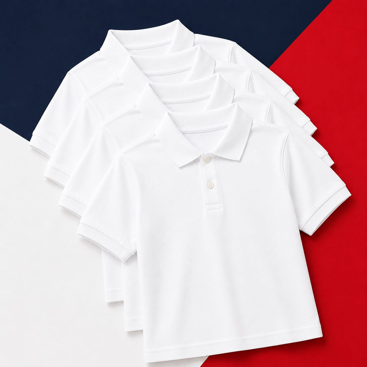 The Children's Place Boys' Short-Sleeve Soft Piqué School Uniform Polo Shirt