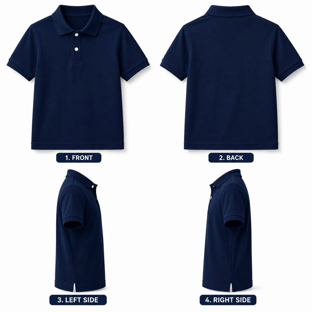 The Children's Place Boys' Short-Sleeve Soft Piqué School Uniform Polo Shirt
