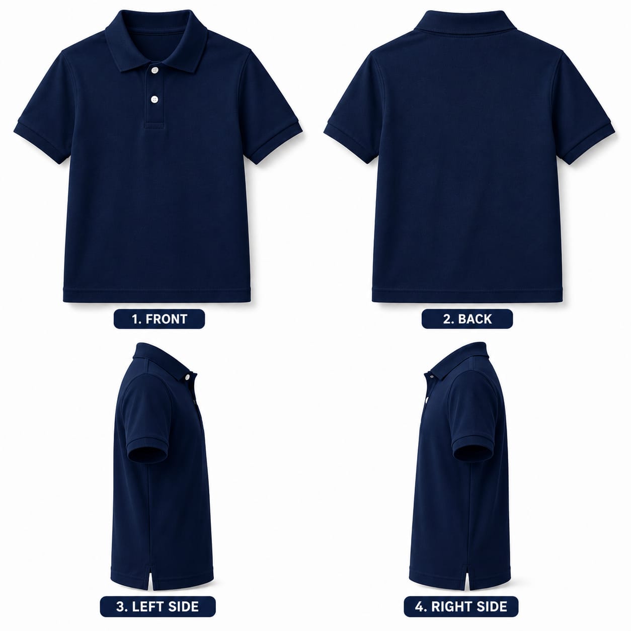 The Children's Place Boys' Short-Sleeve Soft Piqué School Uniform Polo Shirt