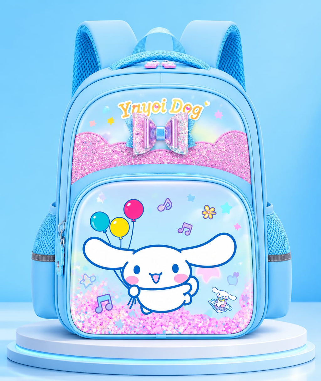 Kids' Kuromi Multi-Compartment Water-Resistant School Backpack – 4 Colors