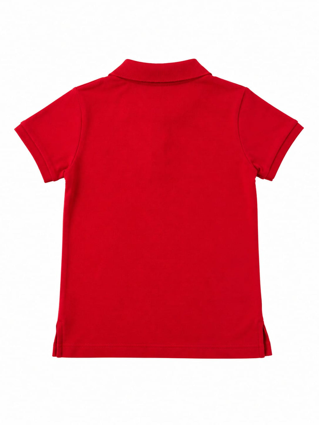 Nautica Girls' Short-Sleeve School Uniform Polo Shirt – Red