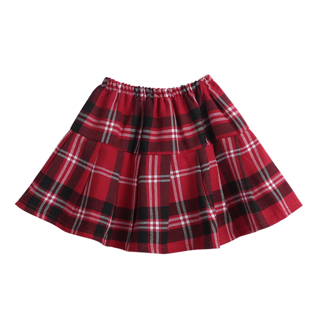 Kids Teens Japanese School Uniform Cosplay Student Costume Girls British Style School Uniform Coat with Shirt Tie Mini Skirt Set