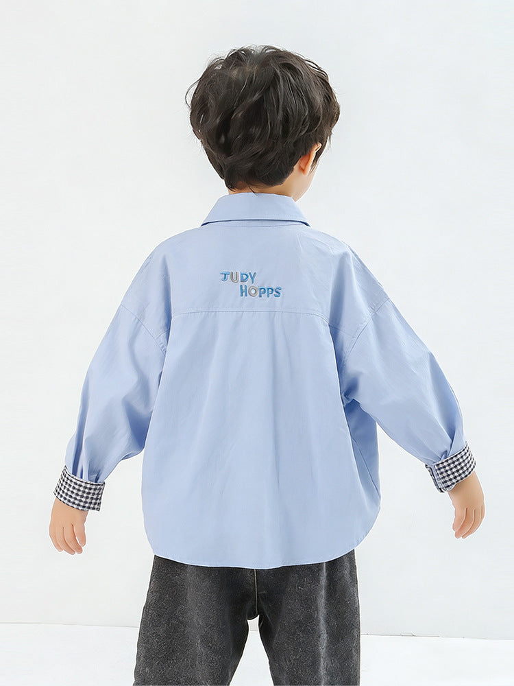 Boys Polo Shirts 2026 Autumn Spring T-shirts for Kids School Uniform Children White Blouse Teenager Outerwear Baby Outfits