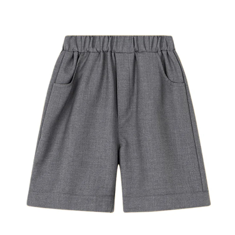 Boys' Versatile Lightweight Mid-Length Summer Shorts Children's School Uniform Performance Shorts