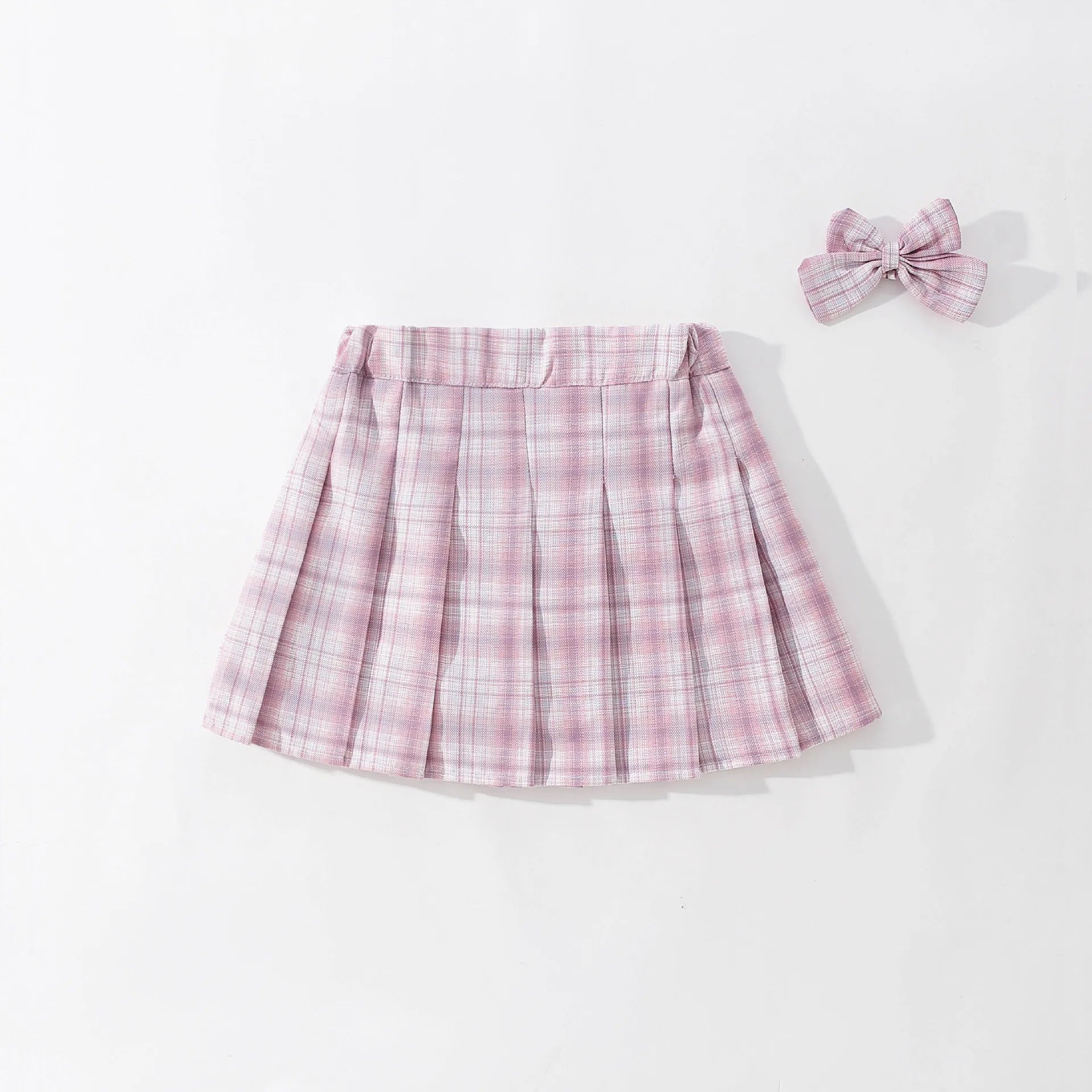 Children's Uniform Short Skirt Girls' School Style Sweet Outdoor Plaid Skirts