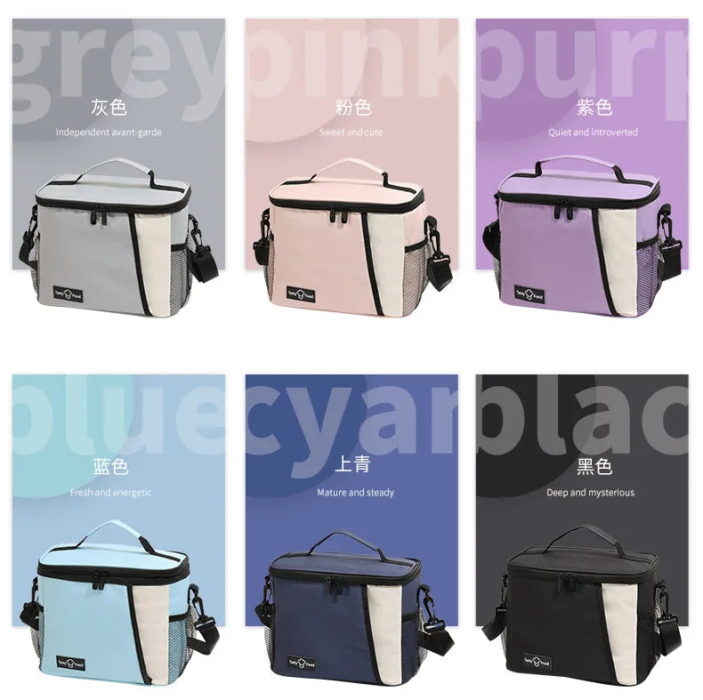 Insulated Lunch Bag Large Lunch Bags For Women Men Reusable Lunch Bag With Adjustable Shoulder Strap