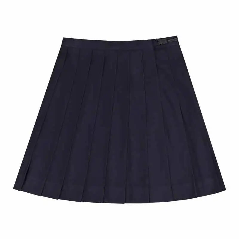 Traditional Versatile JK School Uniform Skirt Japanese Kansai Collar Two-piece Sailor Uniform Academic Style Graduation Outfit