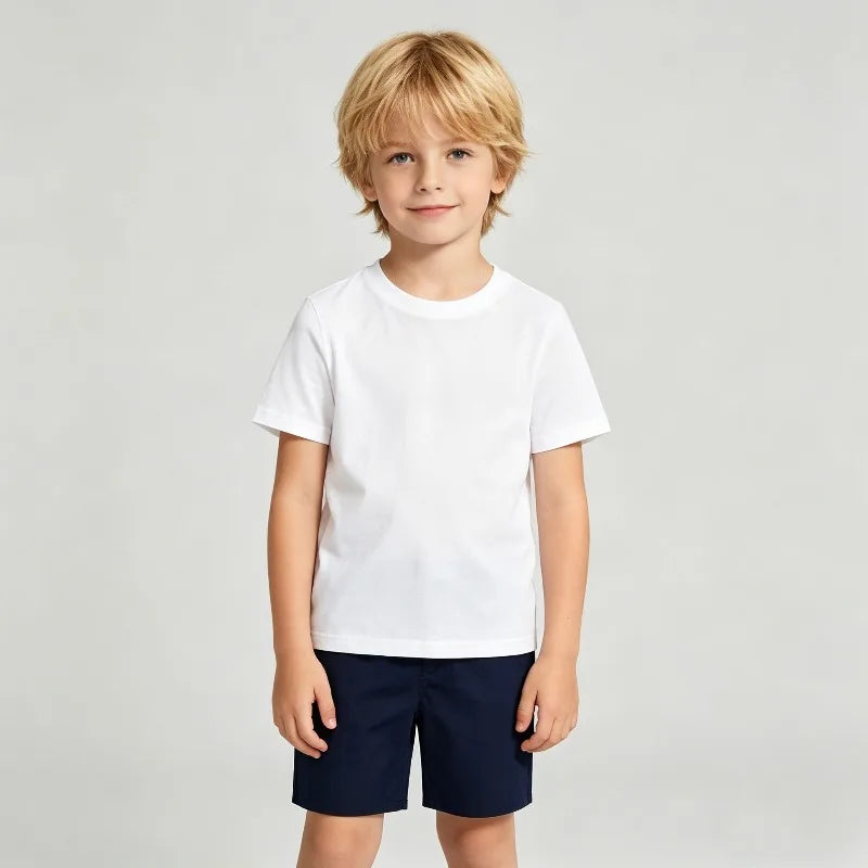Boys School Uniform Shorts Summer 2026 Anti-Wrinkle No-Iron Formal Shorts for Kids Daily School & Ceremony Children Outfits