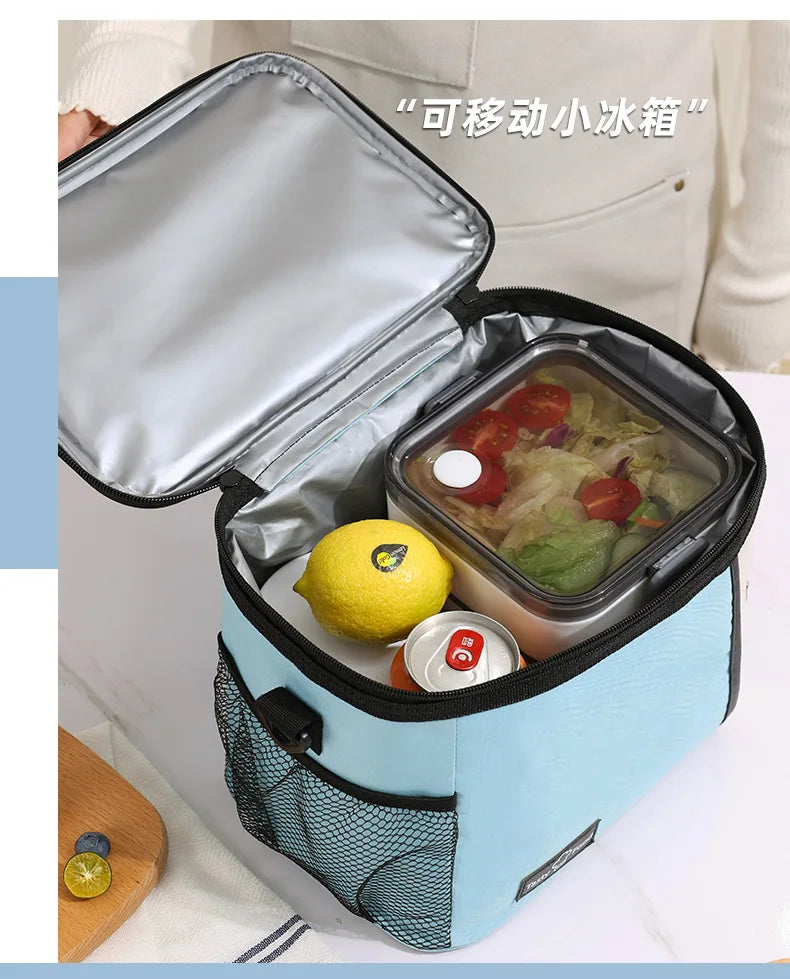 Insulated Lunch Bag Large Lunch Bags For Women Men Reusable Lunch Bag With Adjustable Shoulder Strap
