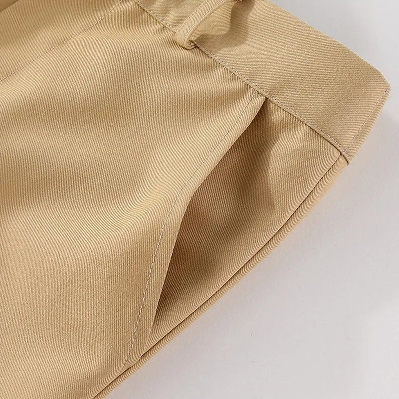 Boys School Uniform Shorts Summer 2026 Anti-Wrinkle No-Iron Formal Shorts for Kids Daily School & Ceremony Children Outfits