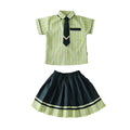 School Uniform Boy Girls Clothing Set Top And Bottom 2 Pieces Costume Suit Kids Child Stage Wear Performance Clothes Tracksuit
