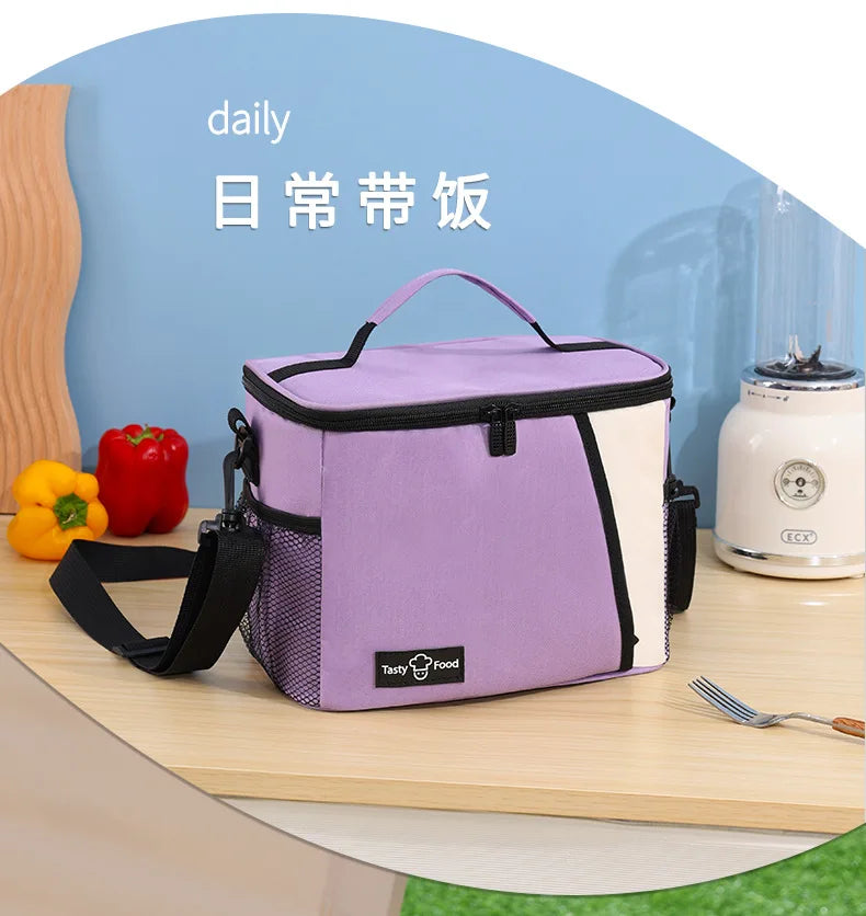 Insulated Lunch Bag Large Lunch Bags For Women Men Reusable Lunch Bag With Adjustable Shoulder Strap