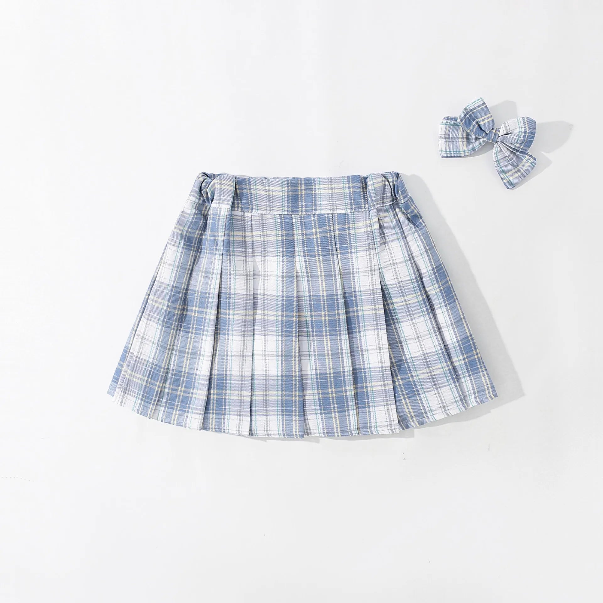 Children's Uniform Short Skirt Girls' School Style Sweet Outdoor Plaid Skirts