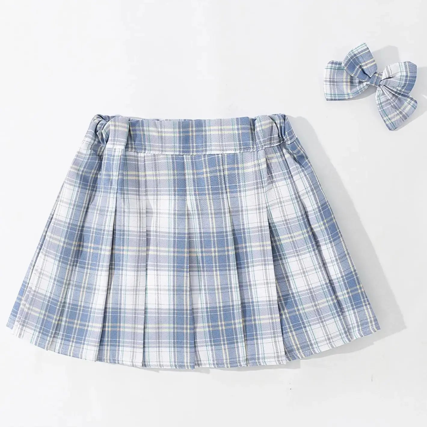 Children's Uniform Short Skirt Girls' School Style Sweet Outdoor Plaid Skirts