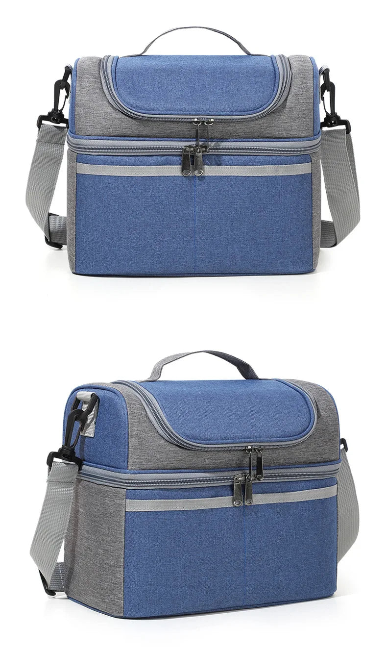 Insulated Lunch Bag Large Lunch Bags For Women Men Reusable Lunch Bag With Adjustable Shoulder Strap