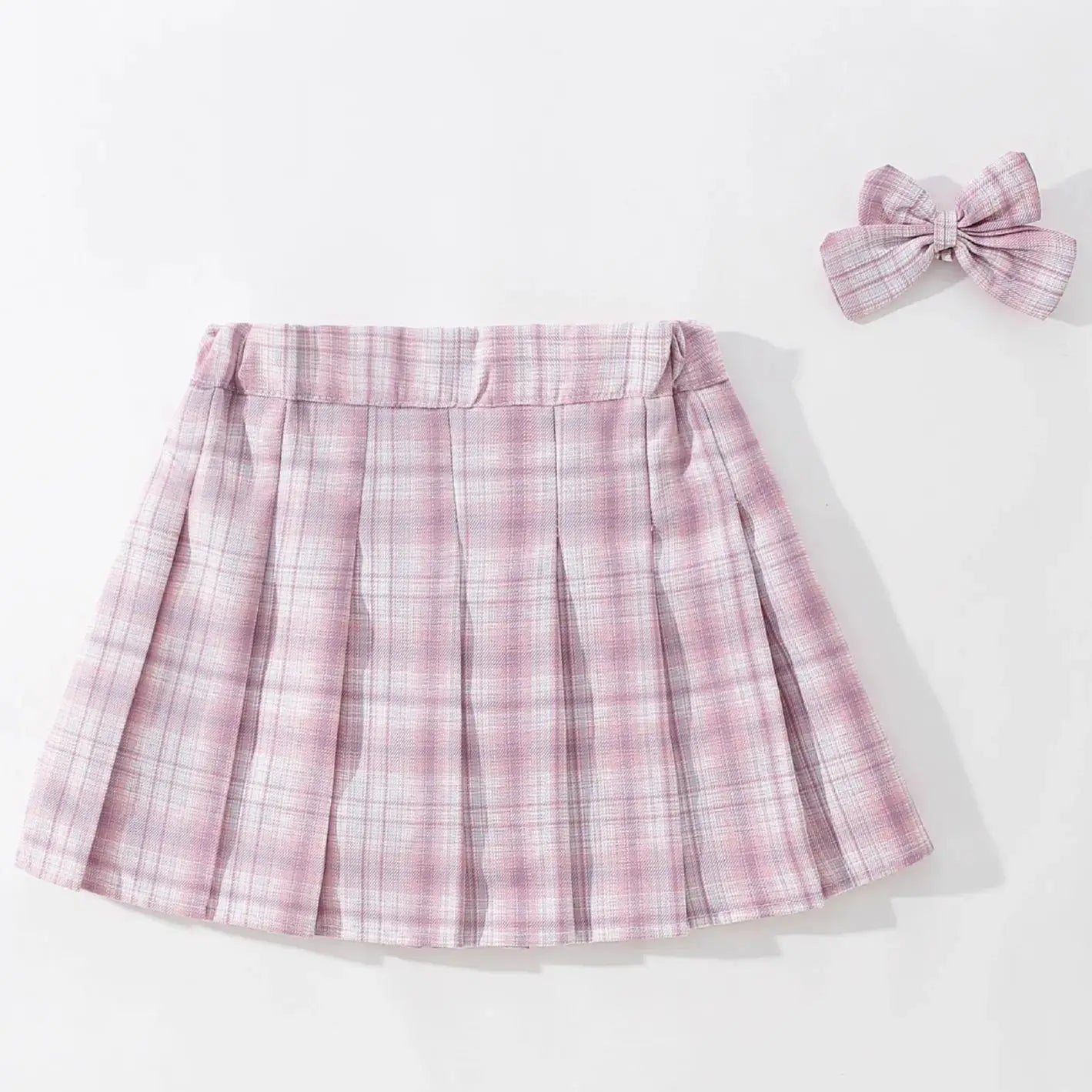 Children's Uniform Short Skirt Girls' School Style Sweet Outdoor Plaid Skirts