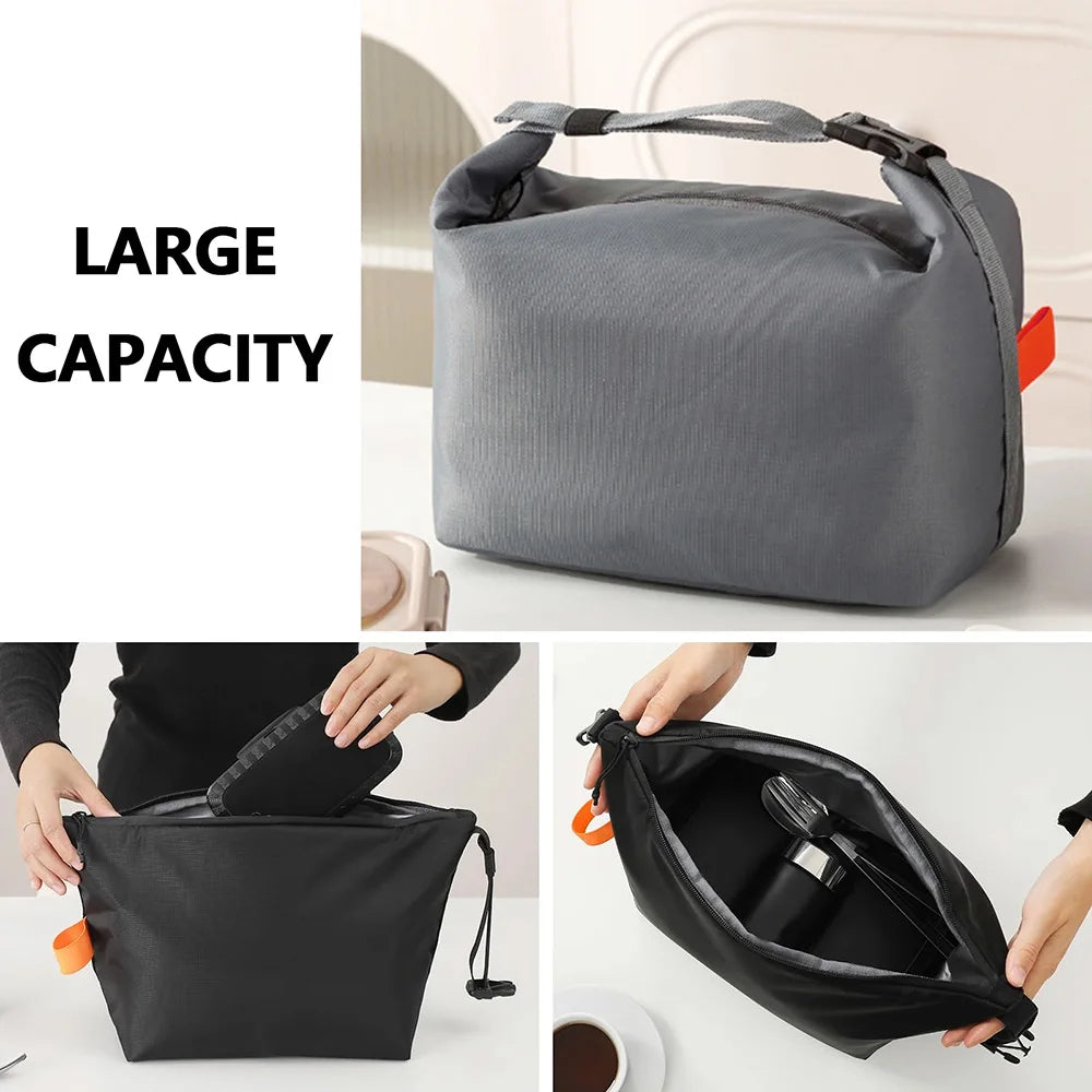 Lunch Bag Fresh Keep Lunch Box, Leakproof Cooler Bag, Food Lunch Containers, Lunch Tote Bags, for Work, Office, Picnic, Travel