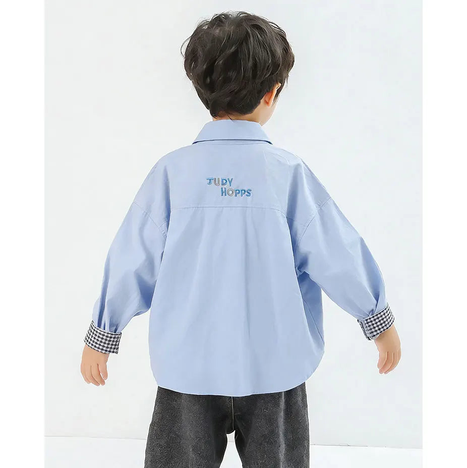 Boys Polo Shirts 2026 Autumn Spring T-shirts for Kids School Uniform Children White Blouse Teenager Outerwear Baby Outfits