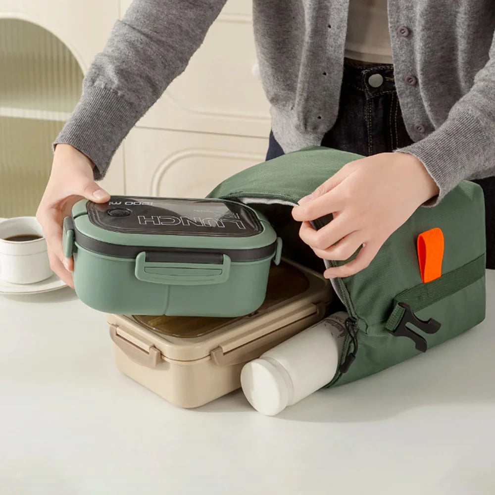 Lunch Bag Fresh Keep Lunch Box, Leakproof Cooler Bag, Food Lunch Containers, Lunch Tote Bags, for Work, Office, Picnic, Travel