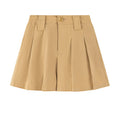 College Preppy Style Kids Uniform Skirt for Girls to School Girl Khaki Pleated Skirt Clothes Elegant Child Uniform For Teenager