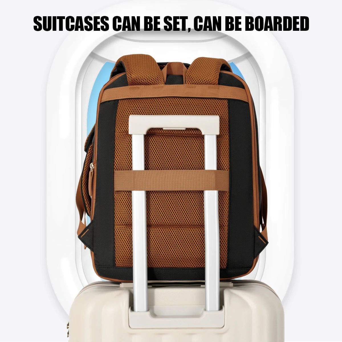 High School Backpack for Girls, Stylish School Bag for Junior High and College Students, Large Capacity Laptop Backpack for Men, Suitable for Business Trips, Commuting, and Outdoor Activities