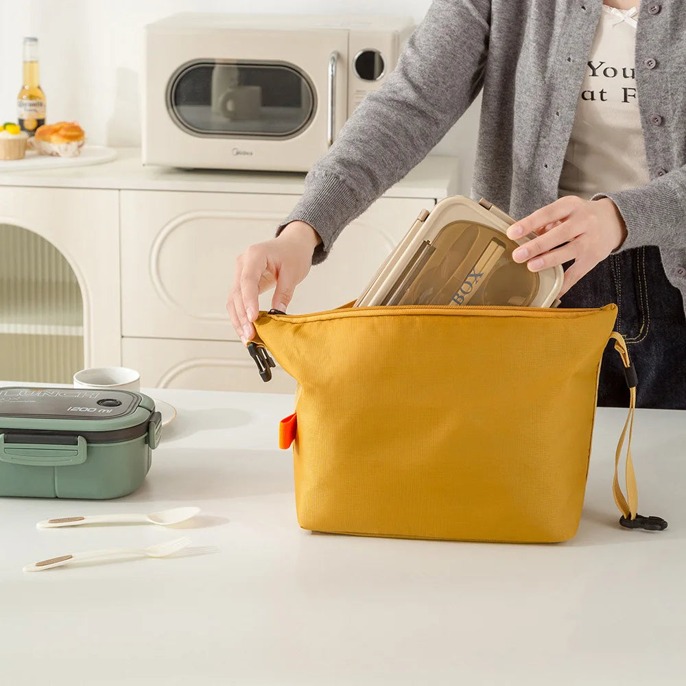 Lunch Bag Fresh Keep Lunch Box, Leakproof Cooler Bag, Food Lunch Containers, Lunch Tote Bags, for Work, Office, Picnic, Travel