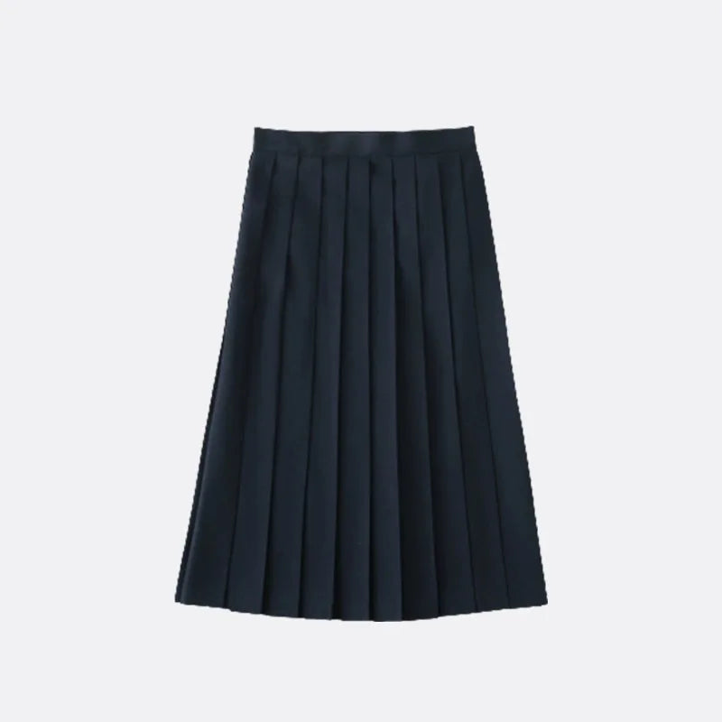 Traditional Versatile JK School Uniform Skirt Japanese Kansai Collar Two-piece Sailor Uniform Academic Style Graduation Outfit