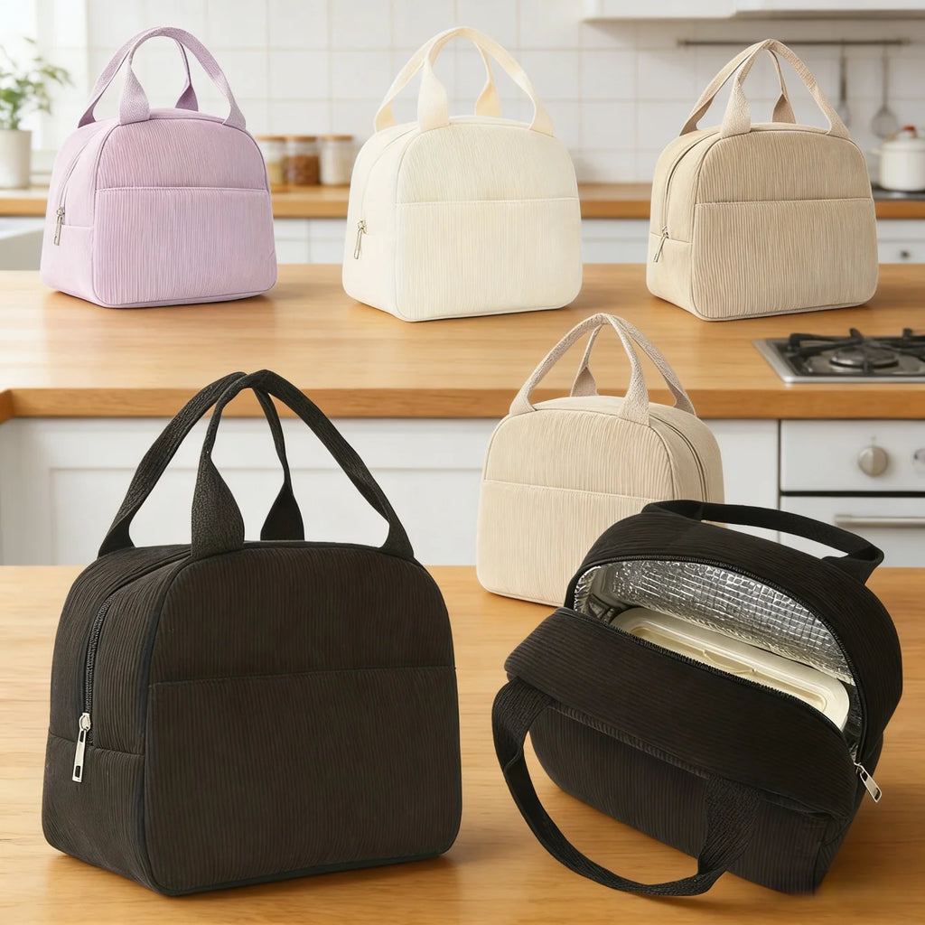 Lunch Bag for Women Men Cute Lunch Bag Insulated Lunch Box with Reusable Lunchbag for Work, Picnic, Beach or Travel