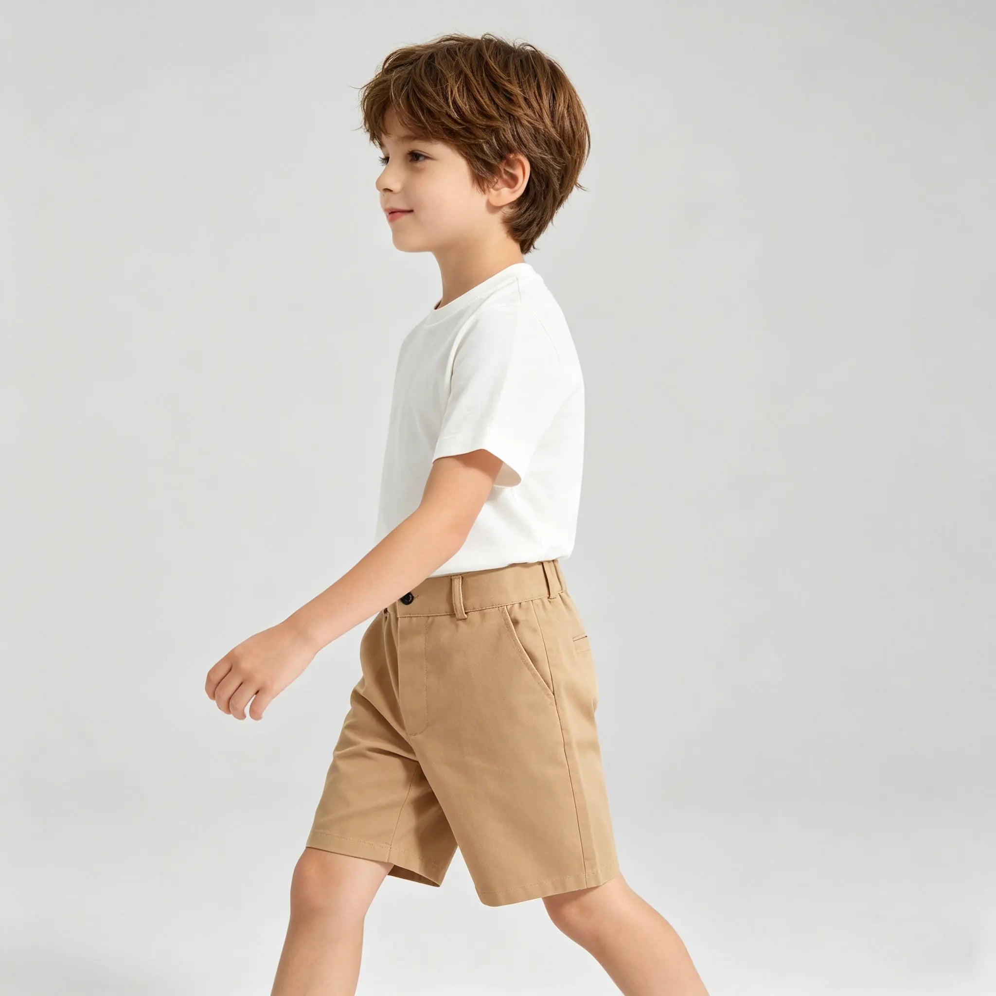 Boys School Uniform Shorts Summer 2026 Anti-Wrinkle No-Iron Formal Shorts for Kids Daily School & Ceremony Children Outfits