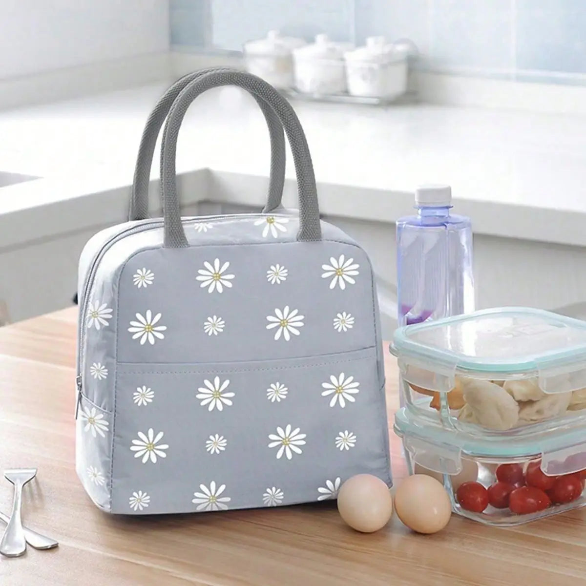 1pc Reusable Lunch Bag Ideal for work Travelling Convenient and practical Keeps you cold and warm
