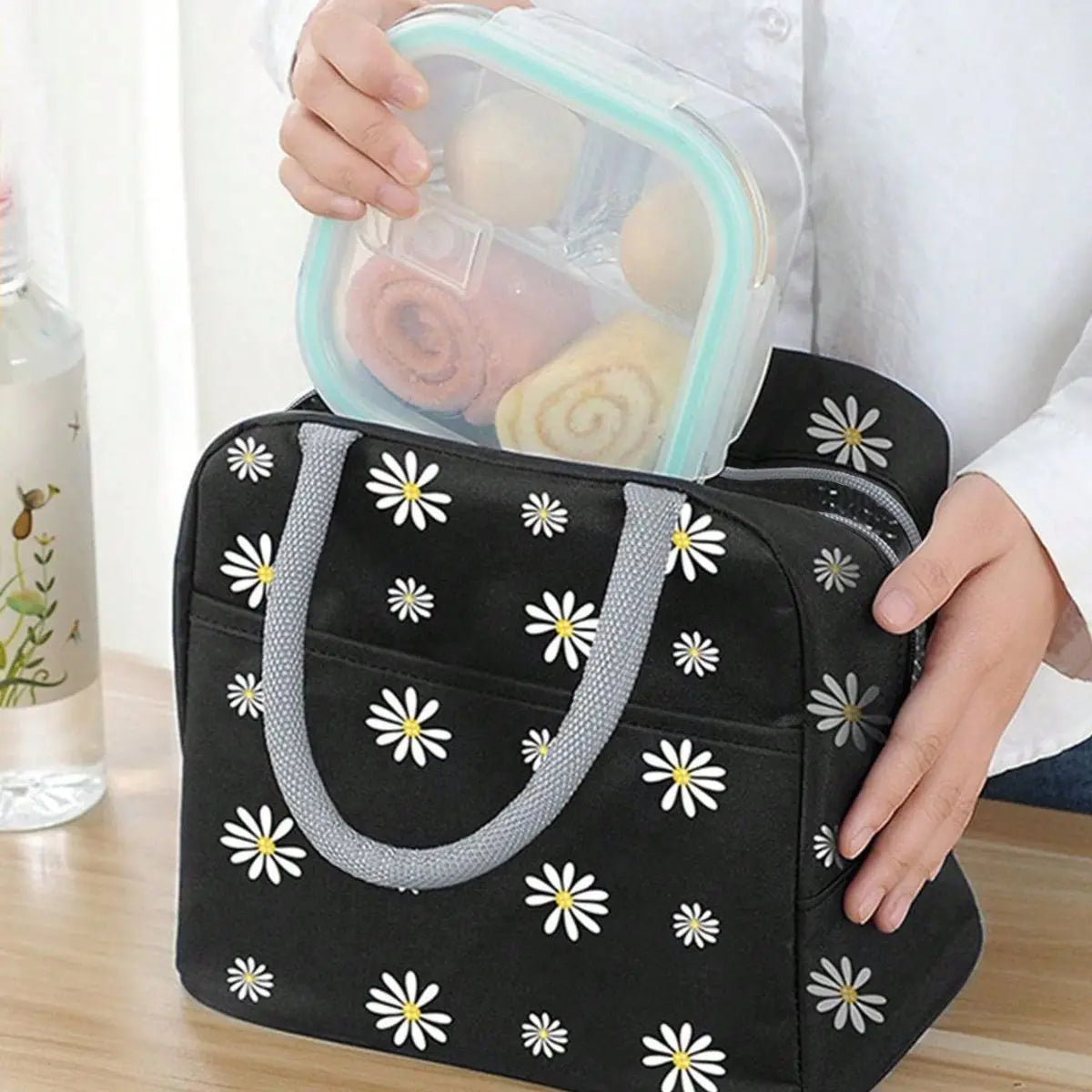 1pc Reusable Lunch Bag Ideal for work Travelling Convenient and practical Keeps you cold and warm