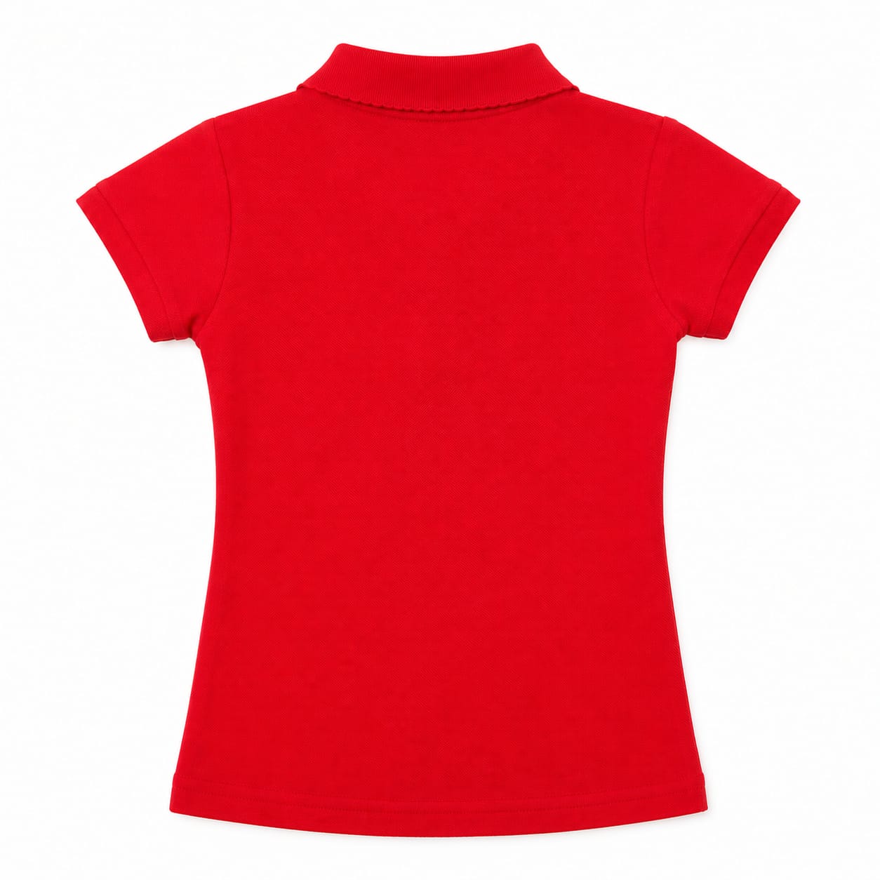 Boys' Classic Short-Sleeve School Uniform Polo Shirt – Red
